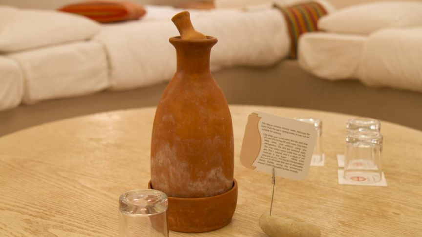 Clay Water Jar at Feynan Ecolodge